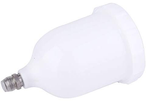 600ml Gravity Feed Plastic Paint Spray Gun Cup for D-evilbiss GTI T-EKNA Pro Pri FLG White
