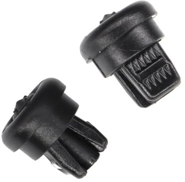 NEGRO 2x Gepäckraumabdeckung Passend for Renault, Clio Megane Scenic Laguna Modus MK1 MK2 MK3 Schnuraufhänger Clips Halterung Pegs Pins 7705099001 Feste Clips für den Riemen der hinteren Hutablage