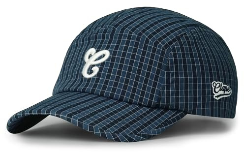 CLAPE 5 Panel Cap für Herren Damen Leicht Basecap mit Kurzem Schirm | Verstellbar,Wasserabweisend,Weich Baseballkappe mit Flachem Schirm für Camping,Wandern,Sport,Outdoor