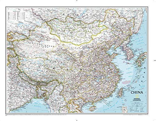 National Geographic Map China, Planokarte: Political Map (National Geographic Reference Map)