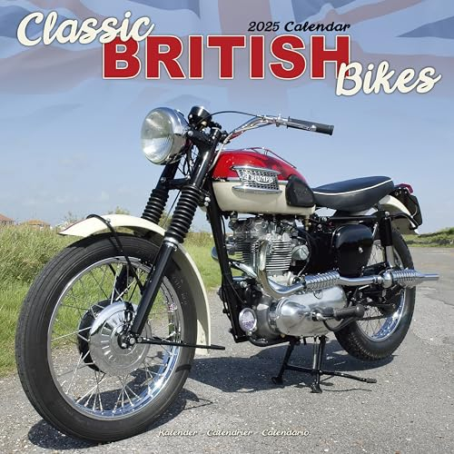 Classic British Motorbikes – Britische Motorrad-Oldtimer 2025 – 16-Monatskalender: Original Avonside-Kalender [Mehrsprachig] [Kalender] (Wall-Kalender)