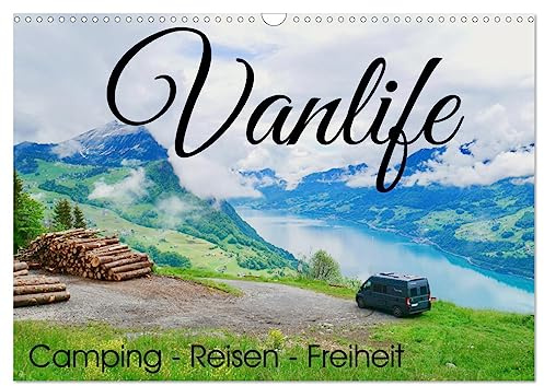 Vanlife; Camping - Freiheit - Reisen (Wandkalender 2026 DIN A3 quer), CALVENDO Monatskalender: Wohnmobil, Bulli oder Kastenwagen: das Vanlife-Gefühl macht süchtig. (CALVENDO Orte)