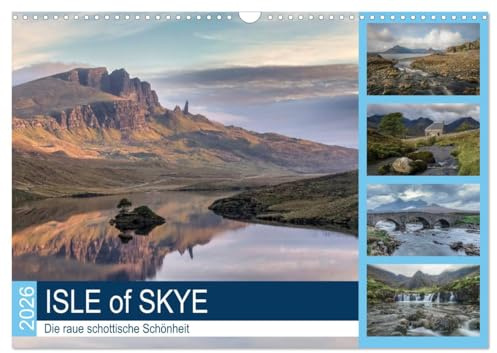 Isle of Skye, die raue schottische Schönheit (Wandkalender 2026 DIN A3 quer), CALVENDO Monatskalender: Eine fotografische Rundreise durch die ... wie aus einem Tolkien Roman. (CALVENDO Orte)