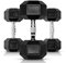 EXTREME FITNESS® Hex Dumbbell Rubber Weight Sets 1KG - 50KG (2 x 10KG)