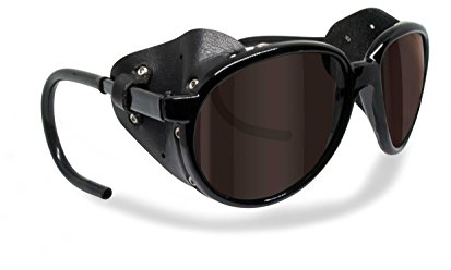 Bertoni Lunettes de Soleil Polarisées de Glacier Montagne Alpinisme Trekking Ski Mod. Cortina Italy (Brun Polarisé)