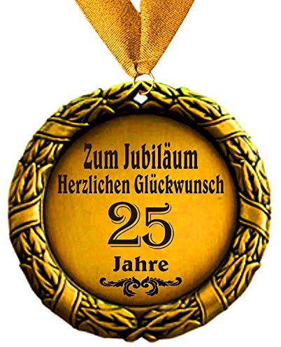 Larius Medaille Orden zum Jubiläum 25 Jahre Auszeichnung Ehrenorden zum Geburtstag Geschenk Jubilar Persönlichen Orden zum Geburtstag