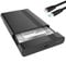 GeekerChip 2.5 inch USB 3.0 HDD SSD Case Esterno per Disco Rigido 7-9.5mm 2.5 SATA I/II/III Hard Disk con USB 3.0 Cavo,Strumento Gratuito Supporto UASP