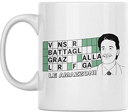 Tazza in Ceramica Le Amazzoni, Gadget Film Anni 80 E 90, Tazze Colazione Divertenti Vintage, Tazza The, Caffe Anni Ottanta, Travel Mug Trasmissione TV, Film Comici Italiani Famosi (Bianco, Ceramica)