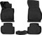 Element Passgenaue Premium 3D Gummimatten Fussmatten Designed für BMW 1er, Mk3 (F40), 2019-2024, 4 TLG, Schwarz
