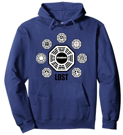 Lost Dharma Station Logos Pullover Hoodie