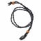 SUNNYCLUE Empty Stone Pendant Holder Adjustable Necklace Cage Cord Replacement Rope Length Crystal Quartz Raw Stone Holder with Wooden Beads for DIY Jewelry Making Accessories, Black