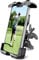 TOPGO Golf Cart Phone Holder, No Shaking Phone Holder for Bike, One-Handed Pick and Place Motorcycle Phone Mount for Handlebars, Compatible with iPhone 14 Samsung & Big Phone (Black)