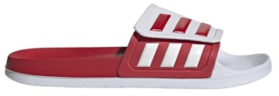 adidas Unisex Adilette TND Slides, FTWR White/Scarlet/Scarlet, 39 1/3 EU