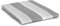 Caritex Tenda Da Sole per Esterno, Con Anelli, Tende da Sole per Balconi, 290x290 cm, Facile Montaggio, in Tessuto Duraturo e Resistente, A Righe, Sophia H847 (Grigio)
