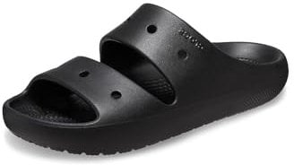 Crocs Unisex Adults, Classic Sandal v2, Black, 3 UK Men/ 4 UK Women