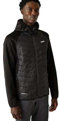 Regatta Mens Andreson VIII Hybrid Padded Hooded Soft Shell Jacket