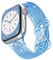 BolYel Compatible con Correa Apple Watch 41mm 40mm 38mm,Correa de repuesto Transparent Diamond Lines para Apple Watch Series 8/7/6/5/4/3/2/1/SE,Azul