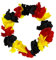 Fan-Set Deutschland – Best of Fanartikel Germany - Deutschland Flagge Fahne, Autofahnen, Sonnenhut, Hawaii Kette, Blinky, Gesichtstattoo Deutschlandset (Hawaii Kette)