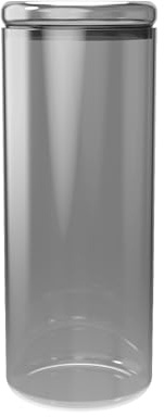 Nuts Vorratsglas Vorratsgläser, Vorratsdose, recyceltes Borosilikatglas, Aufbewahrungsglas, recyceltes Borosilikatglas (smoke, 1,2L)