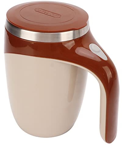 Automatic Magnetic Stirring Cup Stainless Steel Self Mixing Mug Electric Coffee Mixing Tumbler 380ml Capacity for Home Office Travel