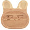 Yuezhongoo Assiettes en bois, plateau de service de collations à dessert pour enfants, lapin mignon, assiette en bois pour enfants, couverts pour dîner en famille (colère)