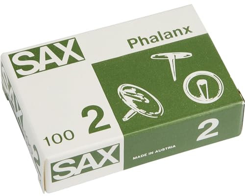 SAX Phalanx 2 Reißnagel Reißzwecken ø10mm (Schachtel) Stahl vernickelt 100 Stück