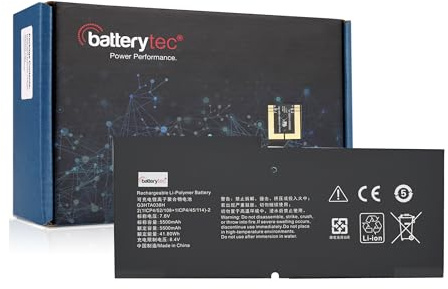 Batterytec Ersatzakku für Microsoft Surface G3HTA038H DYNM02 Surface Pro 5 1796 Book Series 6 1807 1809.