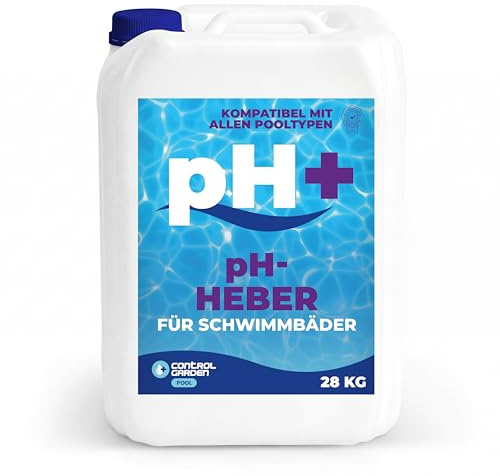 CONTROL GARDEN Augmenteur de pH Piscines Liquide 20 L / 28 KG | Correcteur de pH Formule Super Concentrée Piscine Intérieure et Extérieure | Action Rapide sans Résidus | Eau Cristalline