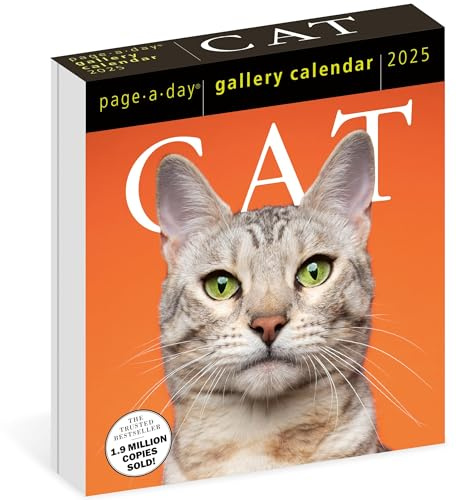 Cat Page-A-Day® Gallery Calendar 2025: A Delightful Gallery of Cats for Your Desktop