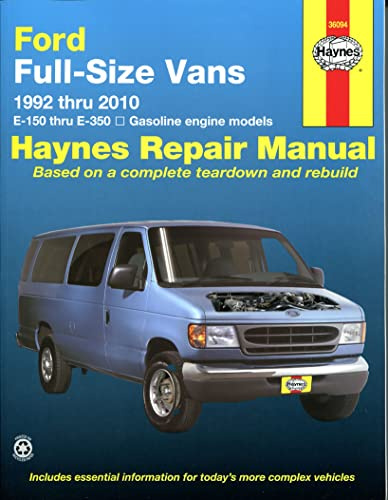 Ford E-150 Thru E-350 Full-Size Vans 1992-14