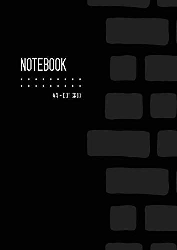 Dot Grid Notebook A4: Dotted Journal Large with Numbered Pages | Smart Black Design