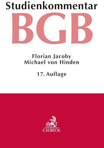 Bürgerliches Gesetzbuch: Studienkommentar