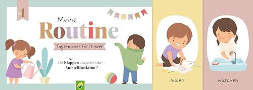 Meine Routine - Tagesplaner für Kinder: Mit Klappen und praktischer Aufstellfunktion I Ab 1 Jahr