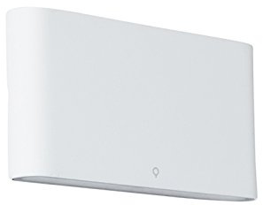 Qazqa - Outdoor Wall Lamp I Wall Light White 17.5 cm incl. LED IP65 - Batt Garden- - Modern | 2 Light - Aluminium Outdoor wall Light - Suitable for