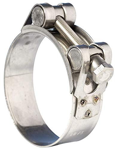 Jubilee Super Clamps Heavy Duty Exhaust Supra T Bolt clip 131-139mm x1pcs Stainelss Steel