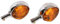 MZA-Flügel Set: 2 Blinker in Chromoptik mit orangenem Glas - Simson KR51/1 Schwalbe, KR51/2 Schwalbe, SR4-2 Star, SR4-3 Sperber, SR4-4 Habicht, MZ ES