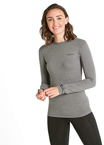 TOG24 Snowdon Women's Crew Neck Base Layer, Ultra Warm Supersoft Temperature Regulating Thermal Underlayer, Anti Chafe Seams Quick Moisture Wicking, Perfect for Running Hiking Biking Camping Skiing