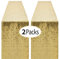 Pailletten-Tischläufer, glitzernd, für Geburtstagspartys, Dekorationen, Hochzeit, Junggesellinnenabschied, Feiertage, Brautparty, Babyparty, 30,5 x 183 cm, 2 Packungen