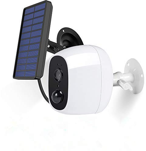 Solar Überwachungskamera 1080P HD WLAN Kamera für Aussen, WiFi IP Kamera mit wiederaufladbarer Batterie,Nachtsicht, 2-Wege-Audio,PIR-Bewegungserkennung, IP66 Wasserdicht,Cloud/SD, IOS/Android