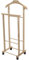 Tomaino - Herrendiener Schlafzimmer aus Holz - Kleiderständer mit Rollen Ambrogio - Herrendiener Modern für Kleidung und Accessoires (Natur)