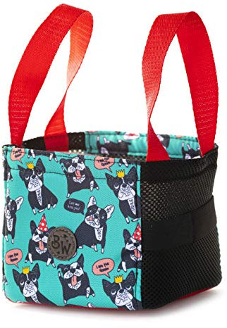 BAMBINIWELT Musikbox-Tasche, Transporttasche für Hörwürfel z.B. Toniebox und Tigerbox Touch, Halterung für Tonies,KLEIN (Modell 15)