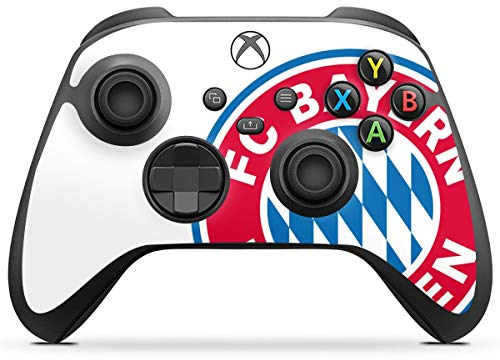 DeinDesign Skin kompatibel mit Microsoft Xbox Series X Controller Folie Sticker FC Bayern München Logo FCB