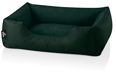 BedDog Hundebett Zara, Hundekissen mit abziehbaren waschbaren Bezug, Hundekorb, Hundesofa, für kleine Hunde, S