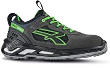 U-Power Red 360 Negan, scarpe antinfortunistiche basse, leggere e comode, con tomaia in nylon ultra traspirante e morbida pelle scamosciata, puntale in alluminio e suola Infinergy (39)