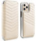 Greenwich ORTLAND Leather Case for iPhone 13 Pro Max Compatible with MagSafe Wireless Charging - Shortbread (Cream) / Silver