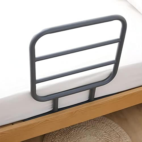 Desconocido Barandilla Cama Articulada,Rieles De Cama para Adultos Mayores,Riel De Ayuda para Cama Ajustable para Personas Mayores Minusvalido,con Correa De Hebilla Y Bolsillo (Gray)