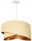 FKL DESIGN Home Deco – Pendelleuchte Esstisch – Hängeleuchten & Pendelleuchten – Deckenlampe Hängend – Lampenschirm Hängelampe- Esszimmerlampe - Wohnzimmer - Küchenlampe - Ecru - E27, Serie TAD31