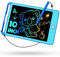 TEKFUN Tableau d'écriture LCD Enfants Jouets Educatif, Tablette Dessin Enfants de 10 Pouces Ardoise Magiqu Coloré, Cadeaux d'anniversaire Noël pour Les Filles Et Garçons de 3 4 5 6 7 Ans (Bleu)