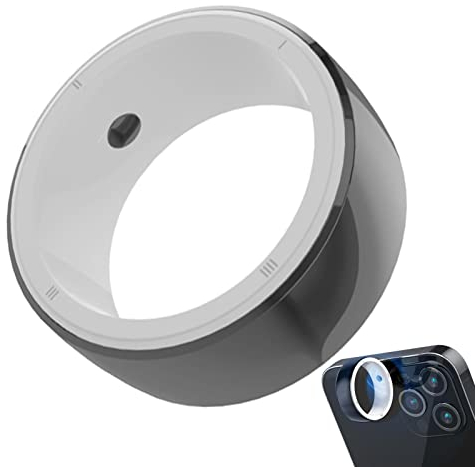 Raxove RFID-, Wasserdichter Smart mit 2 Gesundheitssteinen, 6 RFID-Karten, Keramikring für Mobiltelefone, tragbarer Smart mit Allround-Sensorik