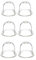 Lot De 6/10 Pompe à Carburant 22 Mm Pour Débroussailleuse Stihl FS38 FS40 FS45 FS50 FS55 FS75 FS80 FS85 (6 pièces)
